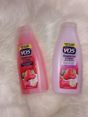 Alberto VO5 Power of 5 Shampoo & Conditioner Strawberries & Cream 18OZ